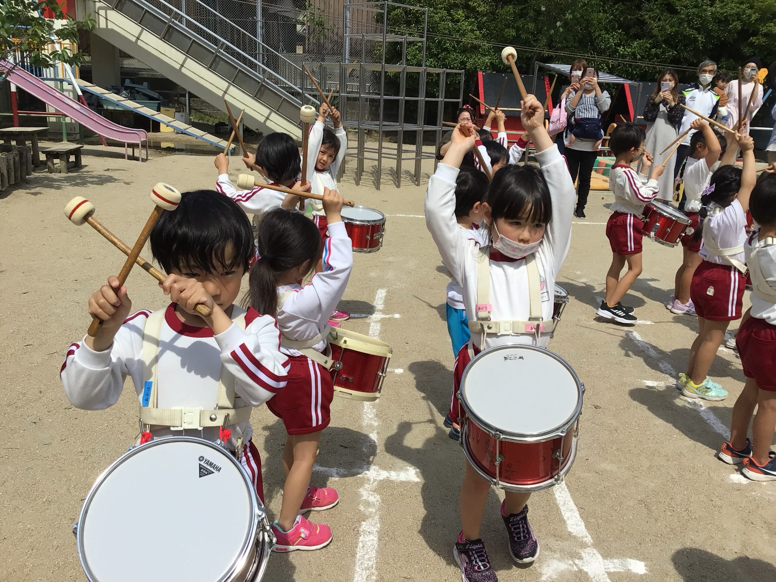たいこ YAMAHA とおく 鼓笛隊 マーチングバンド